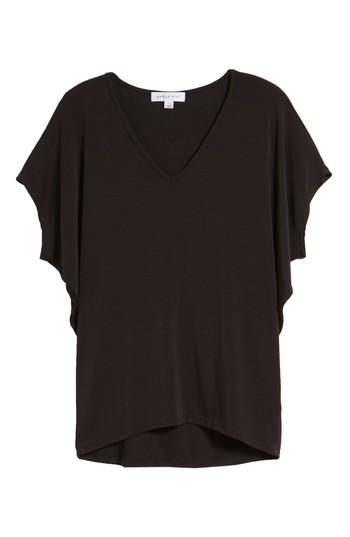 Women's Amour Vert 'mayr' V-neck Tee, Size - Black