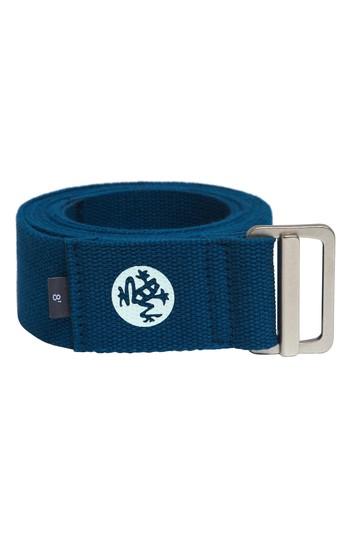 Manduka Align Maldive Yoga Strap, Size - Blue