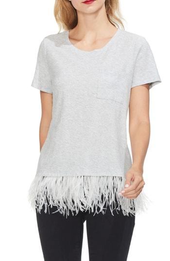 Women's Vince Camuto Feather Hem Tee