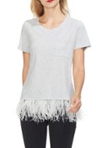 Women's Vince Camuto Feather Hem Tee