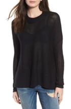 Women's Lira Clothing Becca Sheer Knit Sweater - Black