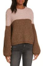 Women's La Ligne Two-tone Sweater - Brown