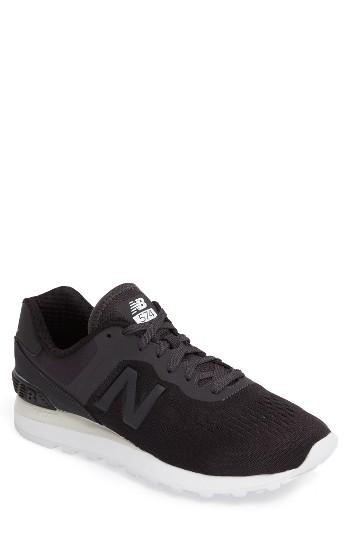Men's New Balance 574 Sneaker .5 D - Black