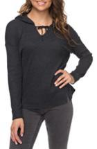 Women's Roxy Wanted And Wild Hooded Thermal Top - Black