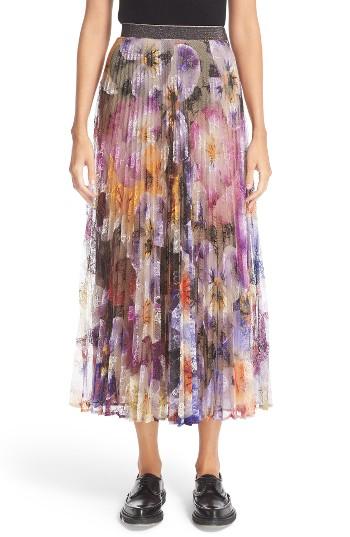 Women's Christopher Kane Long Pleated Skirt