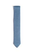 Men's Hook + Albert Solid Knit Silk Tie, Size - Blue