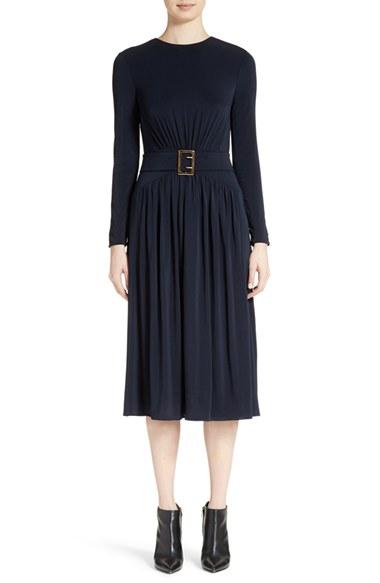 Women's Burberry Federical Belted Jersey Dress