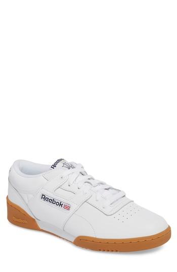 Men's Reebok Workout Low Top Sneaker M - White