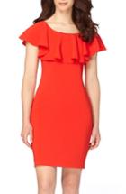 Women's Tahari Ruffle Body-con Dress