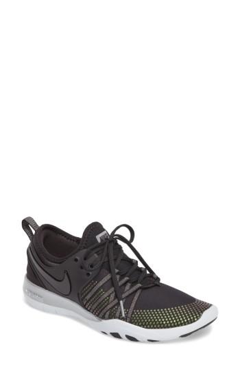 Women's Nike Free Tr 7 Metallic Training Shoe .5 M - Black