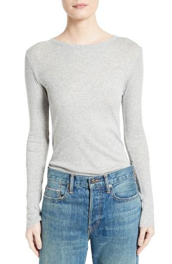 Women's Vince Pima Cotton Tee - Grey