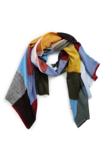 Women's Bp. Multi Square Scarf, Size - Black