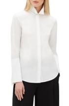 Women's Lafayette 148 New York Cynthia Cotton Blend Blouse - White