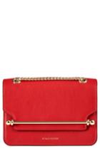 Strathberry Mini East/west Leather Crossbody Bag - Red
