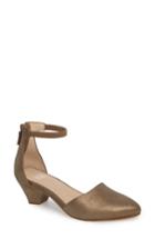 Women's Eileen Fisher Just Ankle Strap Pump M - Metallic