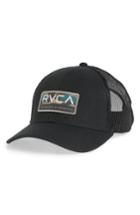 Men's Rvca Reno Logo Patch Trucker Hat - Black