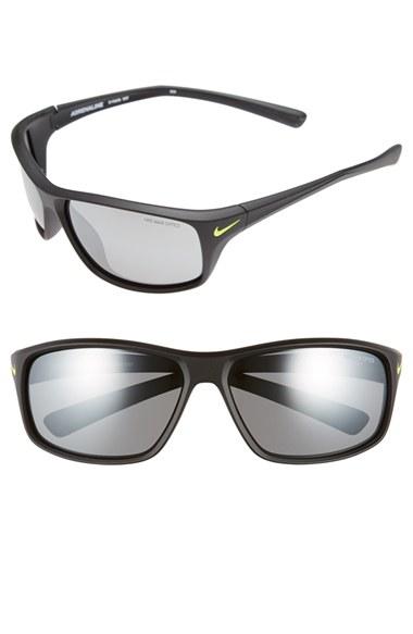 Men's Nike 'adrenaline' 64mm Sunglasses - Matte Black