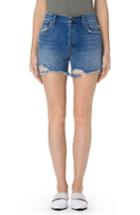 Women's J Brand Ivy High Waist Denim Shorts - Blue