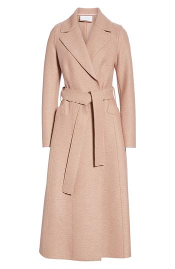 Women's Harris Wharf London Long Wool Duster Coat Us / 36it - Beige