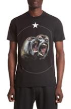 Men's Givenchy Cuban Fit Monkey Brothers Graphic T-shirt - Black