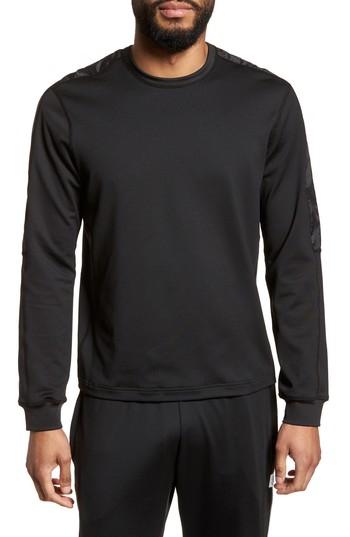 Men's Reigning Champ Hybrid Coolmax Crewneck Shirt - Black