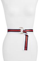 Women's Tasha Five Stripe Belt - Red/ Navy