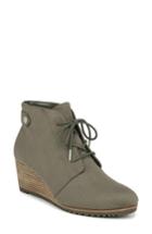 Women's Dr. Scholl's Conquer Wedge Bootie M - Green