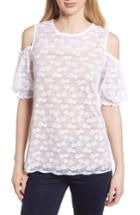 Women's Michael Michael Kors Cold Shoulder Lace Top - White