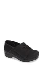 Women's Dansko Pro Bow Clog .5-6us / 36eu M - Black