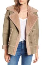 Women's Nvlt Faux Shearling Jacket - Green