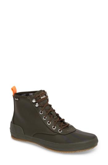 Women's Keds Scout Water Repellent Sneaker Boot .5 M - Green