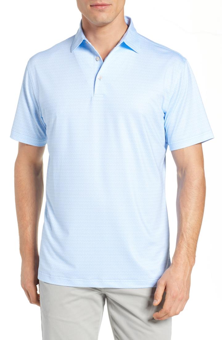 Men's Peter Millar 42nd Print Stretch Jersey Performance Polo - None