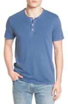 Men's Lucky Brand Rolled Neck Henley T-shirt - Blue
