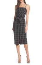 Women's Fame And Partners The Honore Midi Dress - Black