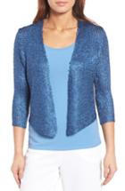 Women's Nic+zoe Day Dreamer Fitted Cardigan - Blue