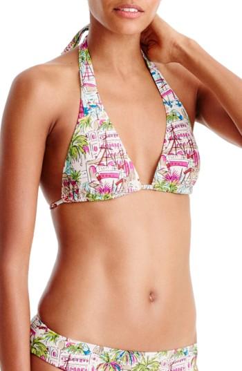 Women's J.crew Casablanca Halter Bikini Top - Pink