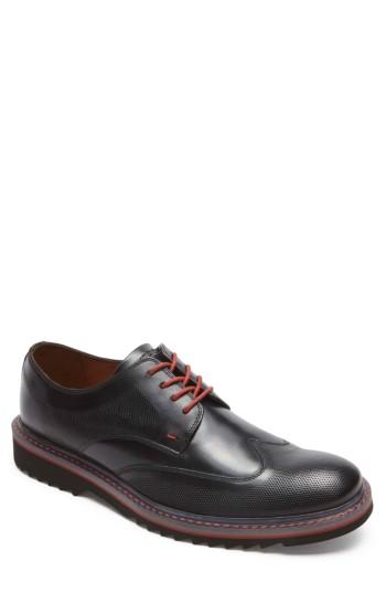 Men's Rockport Jaxson Wingtip .5 M - Black