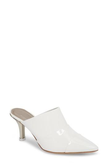 Women's Agl Pointy Toe Mule Us / 36eu - White