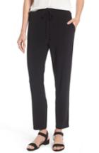 Women's Chaus Drawstring Waist Ankle Pants - Black