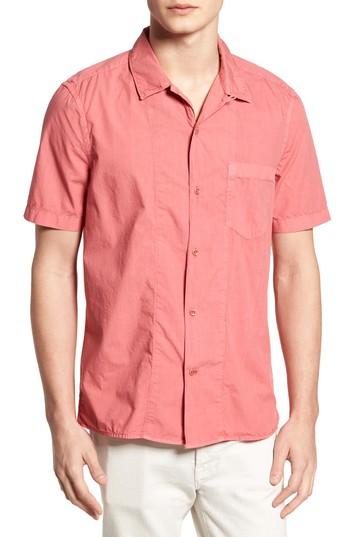 Men's French Connection Slim Fit Solid Sport Shirt - Pink