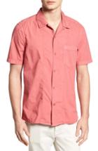 Men's French Connection Slim Fit Solid Sport Shirt - Pink