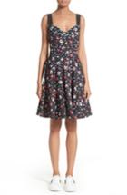 Women's Marc Jacobs Floral Print Poplin Fit & Flare Dress