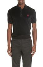 Men's Givenchy Velvet Polo - Black