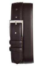 Men's Peter Millar Classic Leather Dress Belt - Brown