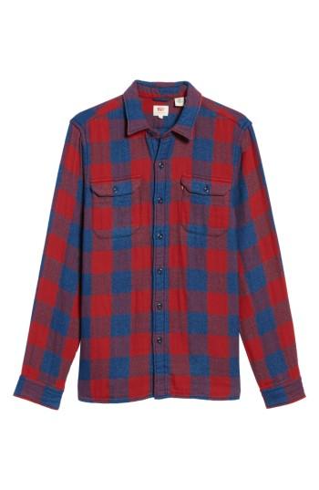 Men's Levi's Jackson Worker Shirt - Red