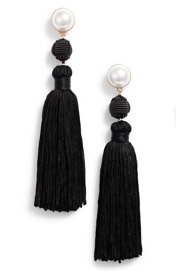 Women's Tasha Imitation Pearl Fringe Earring