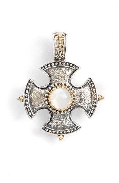 Women's Konstantino 'erato' Shield Stone Pendant