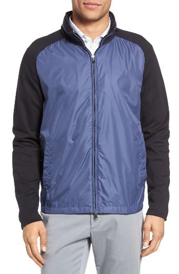 Men's Zachary Prell Syconium Mixed Media Zip Front Jacket