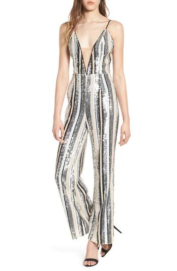 Women's Nbd Serena Sequin Jumpsuit