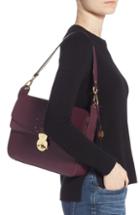 Lodis Los Angeles Bel Air Faline Under Lock & Key Rfid Leather Satchel - Burgundy